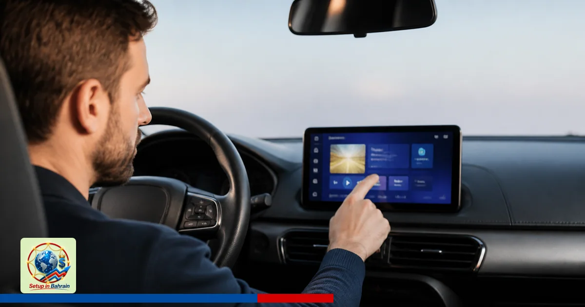 Editorial visual representing one concrete editorial subject illustrating Stellantis adds TuneIn to future vehicles for built