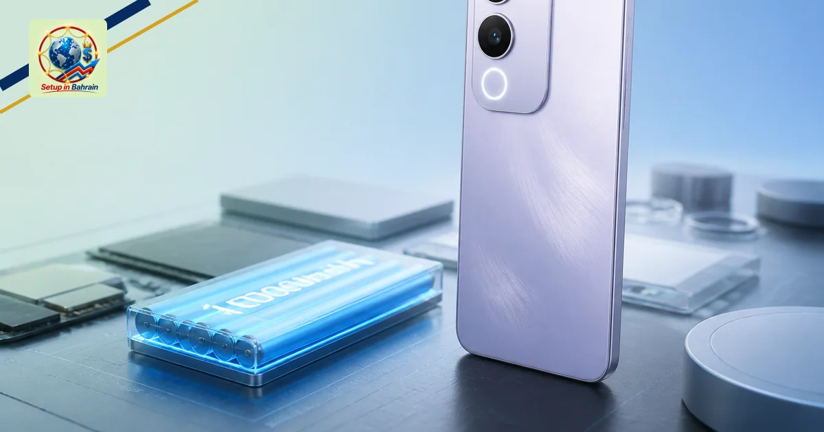 Editorial visual representing clear technical system or tool illustrating Vivo V80 Lite 5G debuts with 10,000mAh battery and