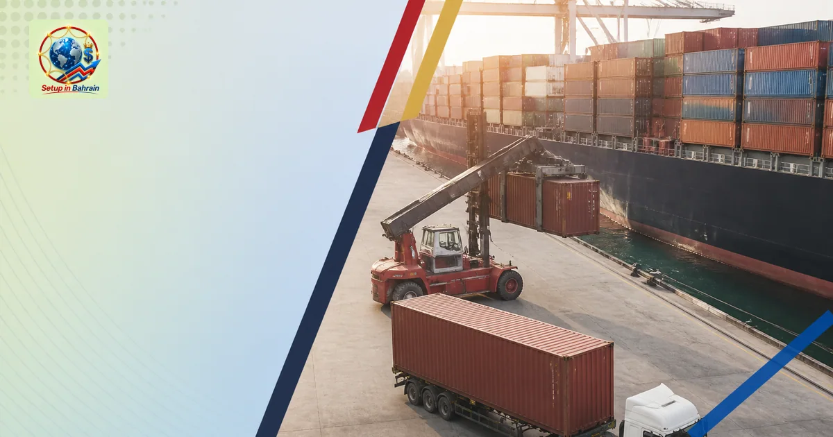 Editorial visual representing unbranded cargo shipping operations illustrating EU freight: road use up in 2025; sea handles m
