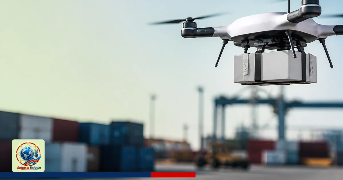 Editorial visual representing one concrete editorial subject illustrating AVI-SPL partners with Matternet to test drone deliv