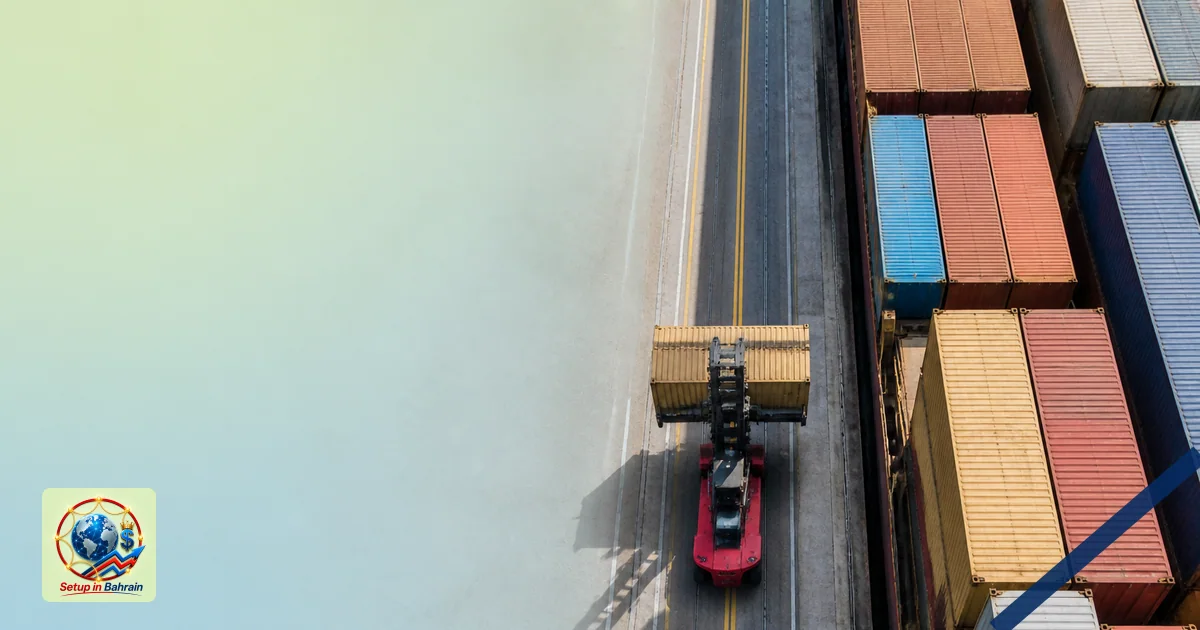 Editorial visual representing unbranded cargo shipping operations illustrating Sandyford urges budget focus on sustainable tr