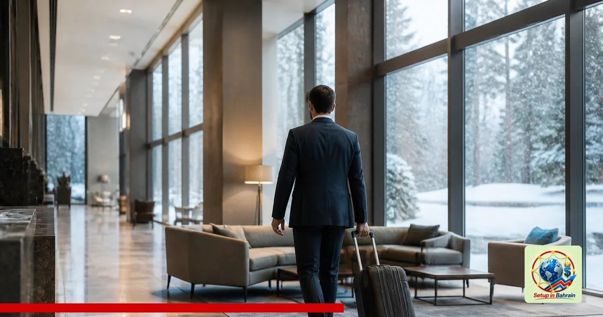 Editorial visual representing one concrete editorial subject illustrating Business tourism could help Tallinn hotels survive 